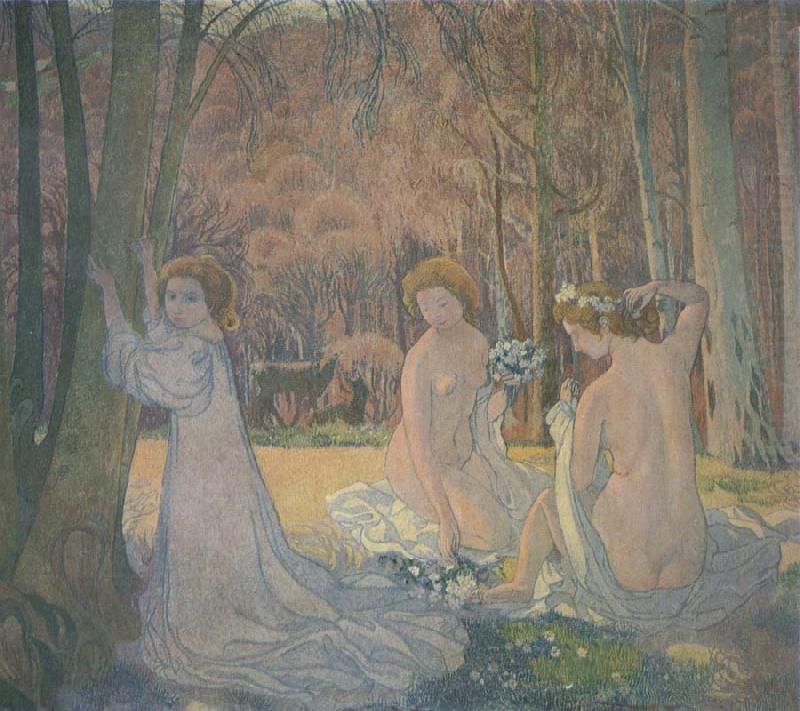 Spring Landscape with Figures, Maurice Denis